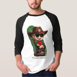 想像上のバンド – #CucumberBandit QR Tシャツ
