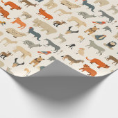 想像上の動物の品揃え ラッピングペーパー (角)