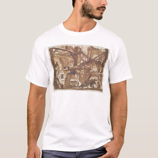 想像刑務所のスケッチ Tシャツ (正面)