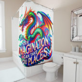 想像力が働けば場所を取れる シャワーカーテン (インサイチュ)