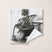 想像力が私の現実を煽る バスタオルセット (ウォッシュタオル)