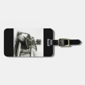 想像力が私の現実を煽る ラゲッジタグ (正面横)