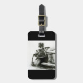 想像力が私の現実を煽る ラゲッジタグ (正面縦)