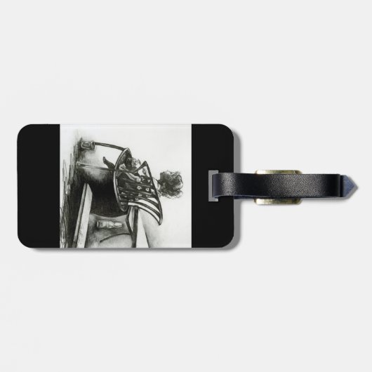 想像力が私の現実を煽る ラゲッジタグ (裏面横)