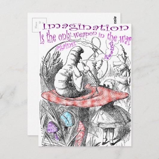 想像力こそが、この戦いにおける唯一の武器だ。 ポストカード (正面/裏面)