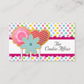 想像力に富むクッキーのポップ 名刺 (正面)