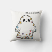 想像力の万華鏡のように千変万化するパターン クッション (裏面)