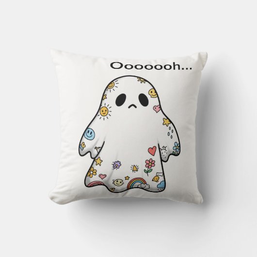 想像力の万華鏡のように千変万化するパターン クッション (正面)