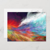 想像力の色 – レインボーワールド ポストカード (正面/裏面)
