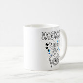 想像力の解放なし.w コーヒーマグカップ (正面右)