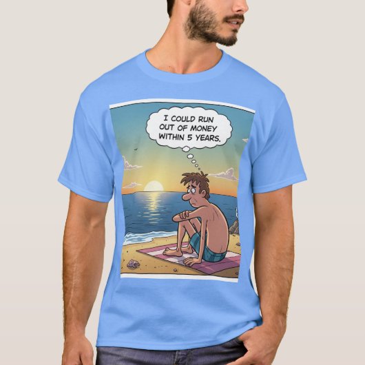 想像力は我々を苦しめる Tシャツ (正面)
