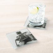 想像力は私の現実を煽る ガラスコースター (アングル)