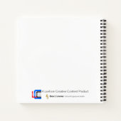 "想像力は魔法の場所" – ジャーナル・ブック ノートブック (裏面)