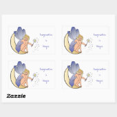 想像力は魔法妖精 長方形シール (シート)