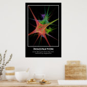 想像力やる気を起こさせるプリント ポスター (キッチン)