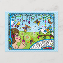 想像力よくはしゃぐがある ポストカード