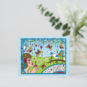 想像力よくはしゃぐがある ポストカード (スタンド正面)