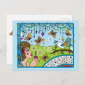 想像力よくはしゃぐがある ポストカード (正面/裏面)