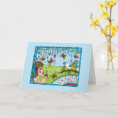 想像力よくはしゃぐを持つ カード (黄色い花)