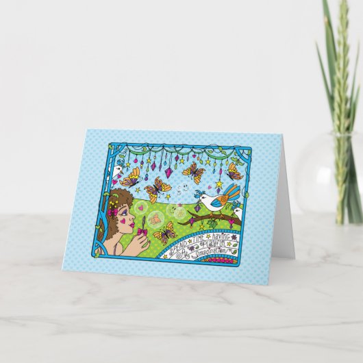 想像力よくはしゃぐを持つ カード (正面)