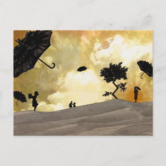 想像力を使えば自由になる! ポストカード (正面)