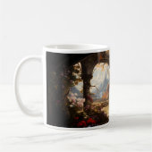 想像力を刺激するファンタジー コーヒーマグカップ (左)