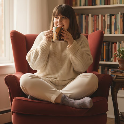 想像力を自由に - レトロサーカスの物語の時間 コーヒーマグカップ