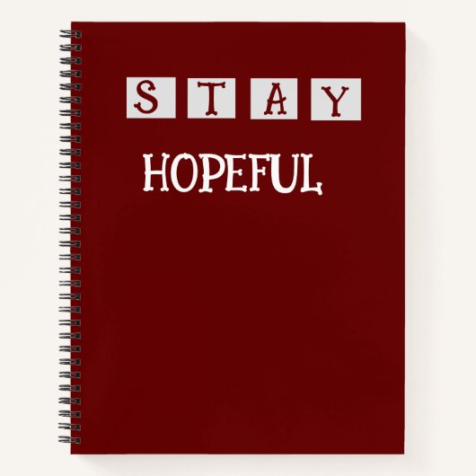 想像力を解き放ち、インスピレーションを受け入れる ノートブック (正面)