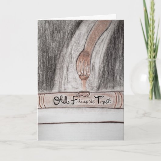 「想像力を解き放て」誕生日カード カード (正面)