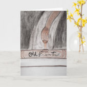 「想像力を解き放て」誕生日カード カード (黄色い花)