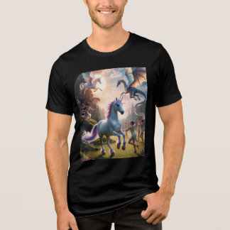 想像力を解放するファンタジー トライブレンドTシャツ