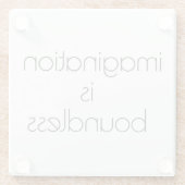 想像力ガラスコースター ガラスコースター (裏面)