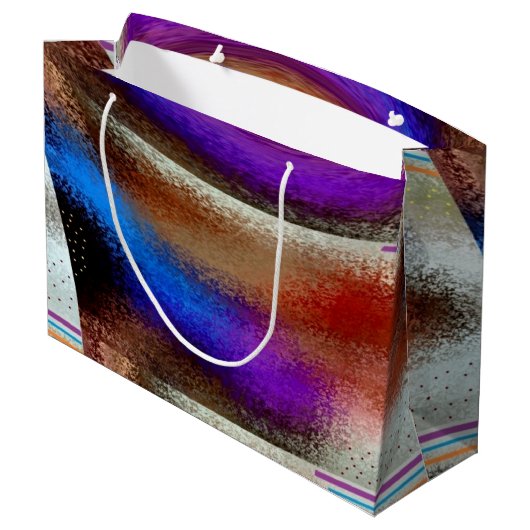 「想像力豊かな」大きな抱き枕 ラージペーパーバッグ (裏面アングル)