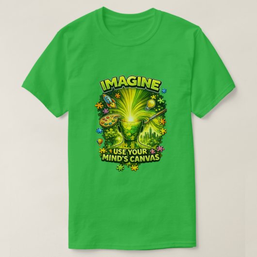 想像力1,000 Tシャツ (デザイン正面)
