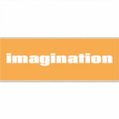 想像力 シール (正面)