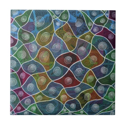 想像力 タイル (正面)