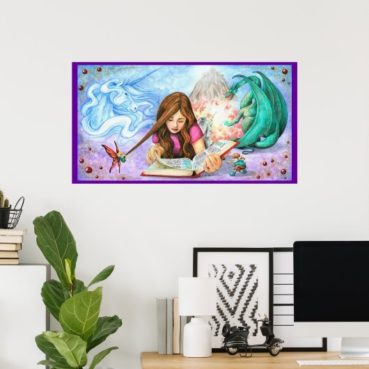 想像力 ポスター (ホームオフィス)