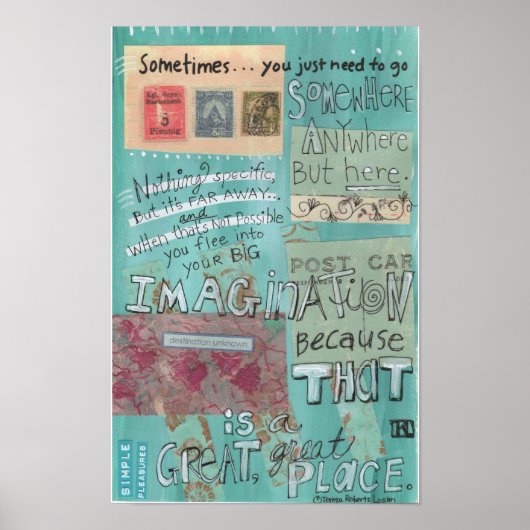 想像力 ポスター (正面)