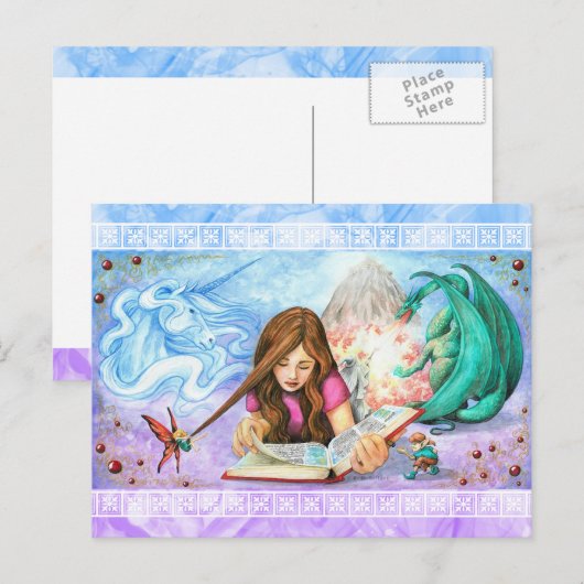 想像力 ポストカード (正面/裏面)