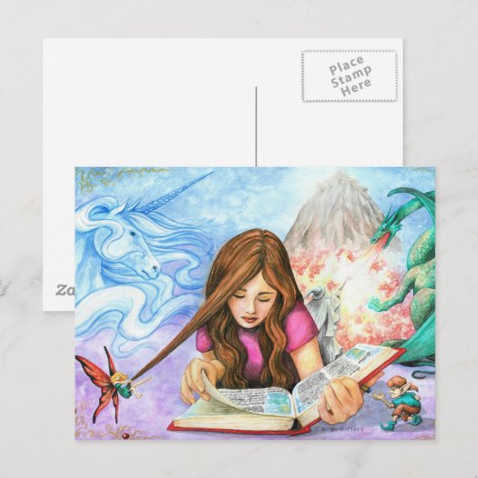 想像力 ポストカード (正面/裏面)