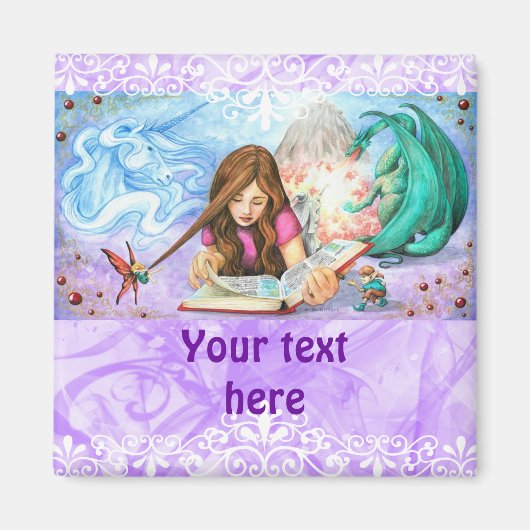 想像力 マグネット (正面)