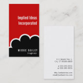 想像力 名刺 (正面/裏面)