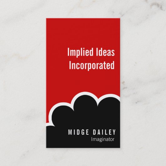 想像力 名刺 (正面)