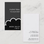 想像力 名刺 (正面/裏面)