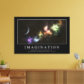 想像力：感動的引用文 キャンバスプリント (インサイチュ (リビング))