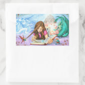 想像力 長方形シール (バッグ)