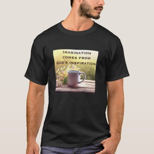 想像力(v2 dark) Tシャツ (正面)