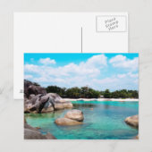 想像可能なビーチ ポストカード (正面/裏面)