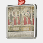 想像合成の行列 メタルオーナメント (左)