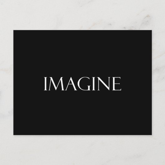 想像引用文感動的引用文 ポストカード (正面)